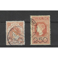 Nederland 104-105  Opruimingsuitgifte VFU/gebr  CV 225 €