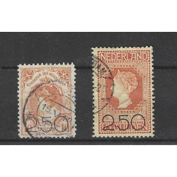 Netherlands 104-105  Opruimingsuitgifte VFU/used  CV 225 €
