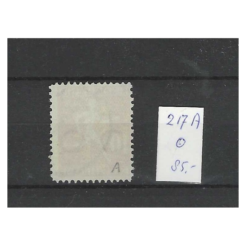 Nederland 217A  Olympiade met 12x11,5  tanding VFU/gebr CV 85 €