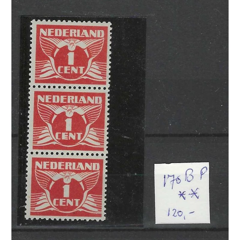 Nederland 170BP "Extra poot in E" MNH/postfris CV 120 €