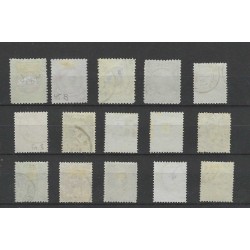 Nederland 34-48 WIlhelmina Hangend Haar  VFU/gebr CV 978 €