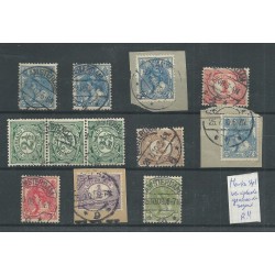Nederland LBMN 0001a - LBMN 0010a  stempels  VFU/gebr CV  R €