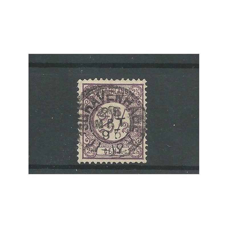 Netherlands 33 with "GRAVENHAGE 1895" Proefgrootrond  VFU/used CV  20 €