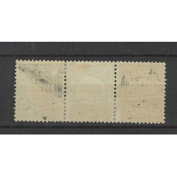 Nederland P12D strip Type I, II, III Port 1881 MH/ongebr  CV 430+ €