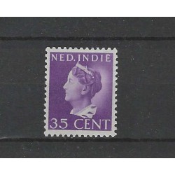 Ned. Indie 280  Wiljhelmina Konijnenburg MNH/postfris CV  200 € Certificaat