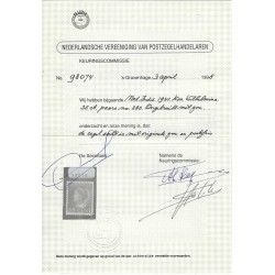 Ned. Indie 280  Wiljhelmina Konijnenburg MNH/postfris CV  200 € Certificaat