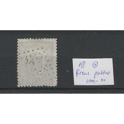 Nederland 18 Wapens 1869 "BUITENLANDS PUNTSTEMPEL CV ?? €