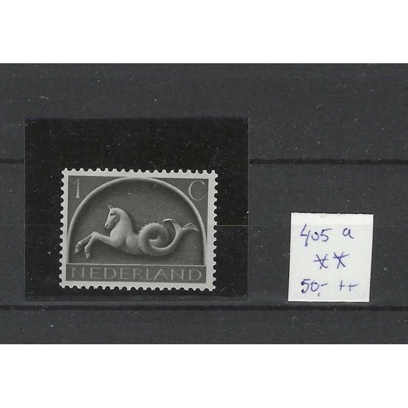Netherlands 405a Germaanse Sybolen z. wm MNH CV 50+ €  Certificate