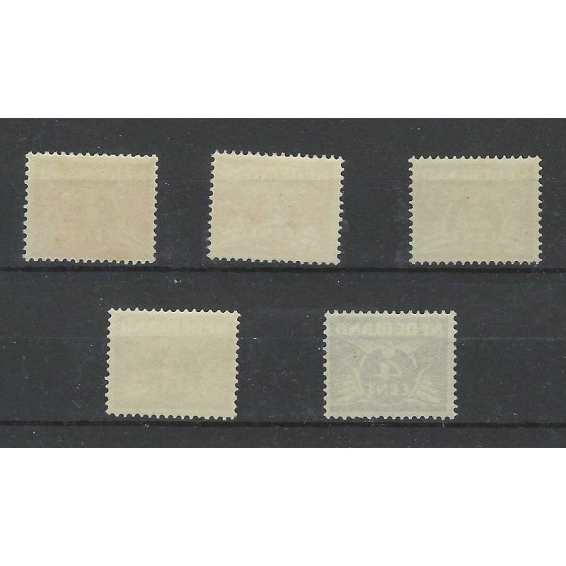 Nederland 144-148 Cijfer  MNH/postfris CV 110 €