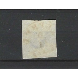 Nederland 1 Plt I Willem III 1852 "ALPHEN-A" VFU/gebr  CV 175 €