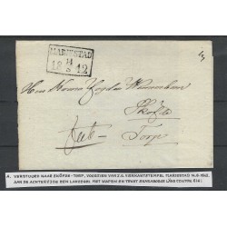 Zweden/Sweden  voorfilatelie MARIESTAD 1842  VFU/gebr  CV ??? €