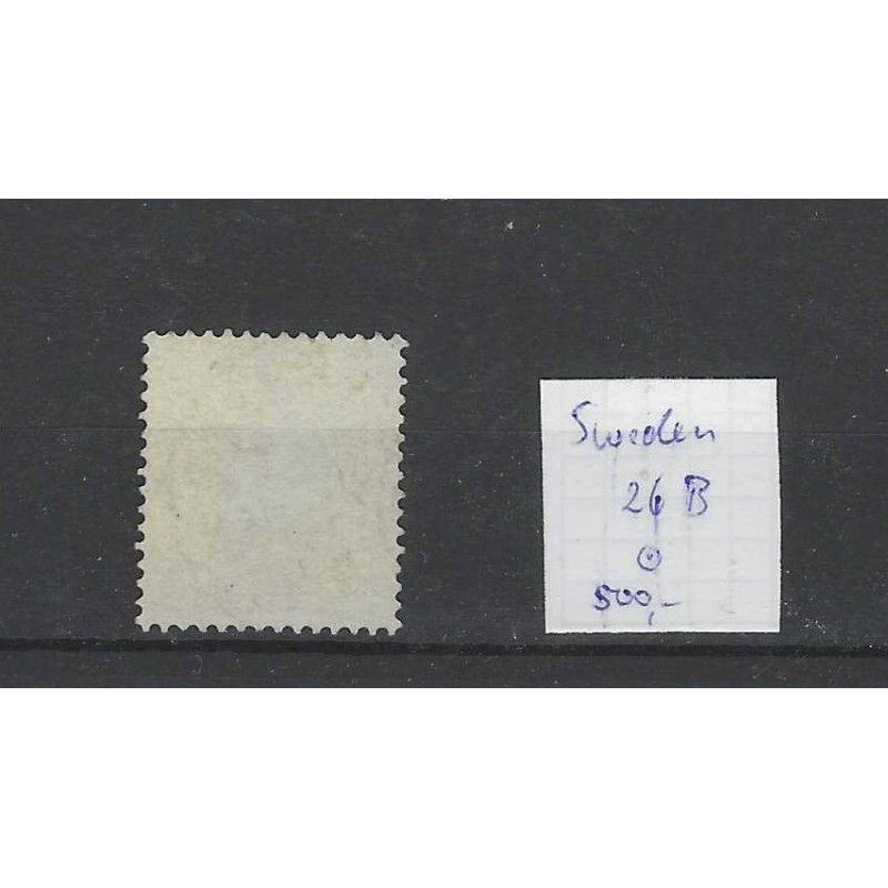Sweden 26B Ziffern und Kronen in kreis VFU/used  CV 500 €