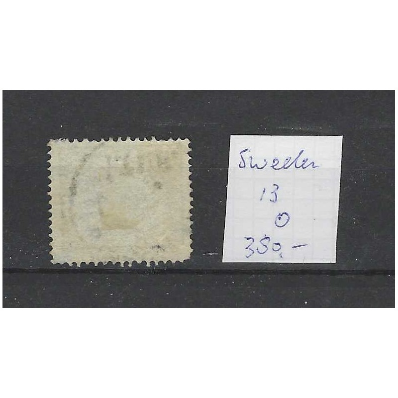 Sweden 13  Marke für Localbriefe VFU/used  CV 380 €