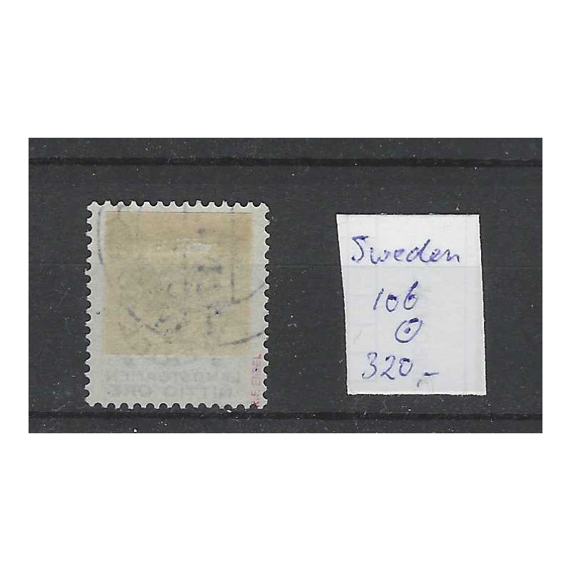 Zweden/Sweden 106  Landstrum Porto-marke VFU/gebruikt  CV 320 €