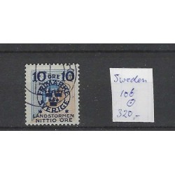 Sweden 106  Landstrum Porto-marke VFU/used  CV 320 €