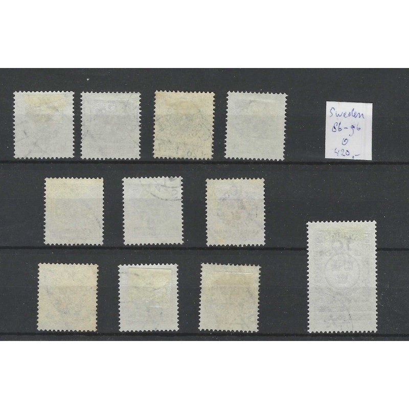Zweden/Sweden 86-96 Für den Landstrum  VFU/gebruikt  CV 420 €