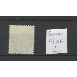 Zweden/Sweden 139XK  Flugpost Audruk kopfstehend MH/ongebruikt  CV 360 €