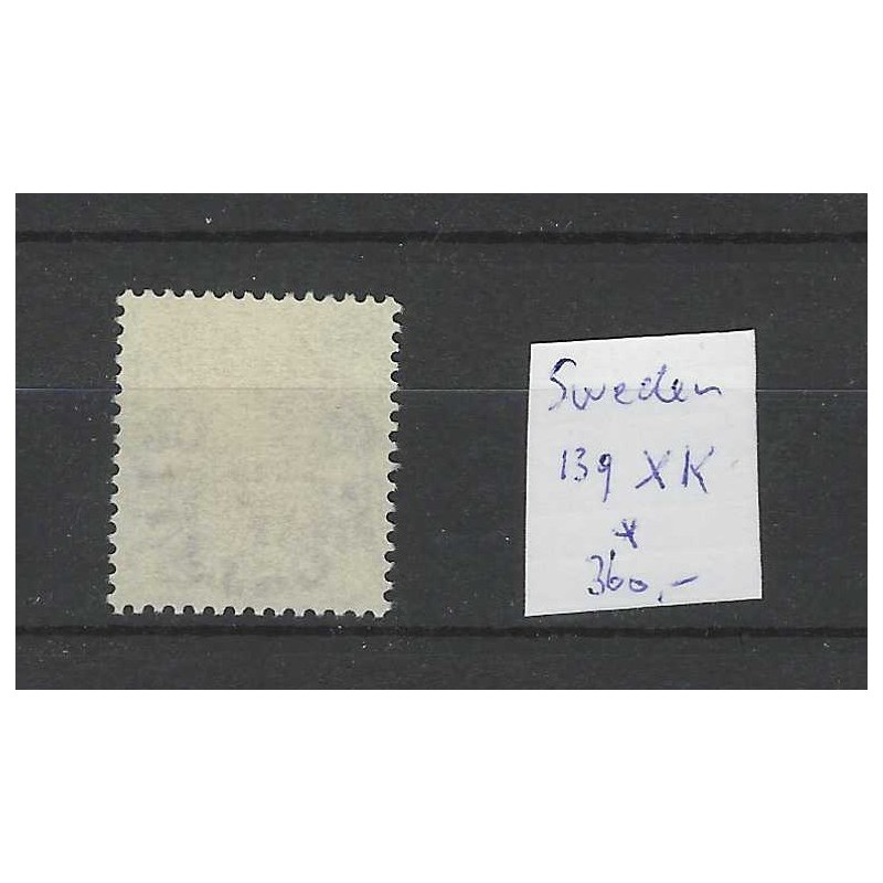 Sweden 139XK  Flugpost Audruk kopfstehend MH/unused  CV 360 €