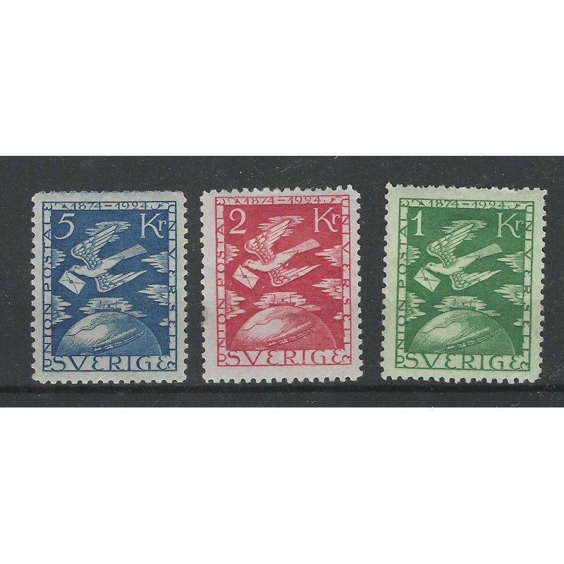 Zweden/Sweden 159W-173W  Weltpostcongres  UPU MH/ongebruikt  CV 750 €