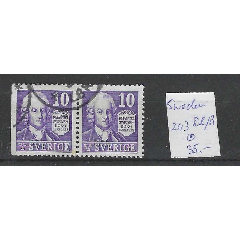 Zweden/Sweden 243Dl/B   VFU/gebruikt  CV 35 €