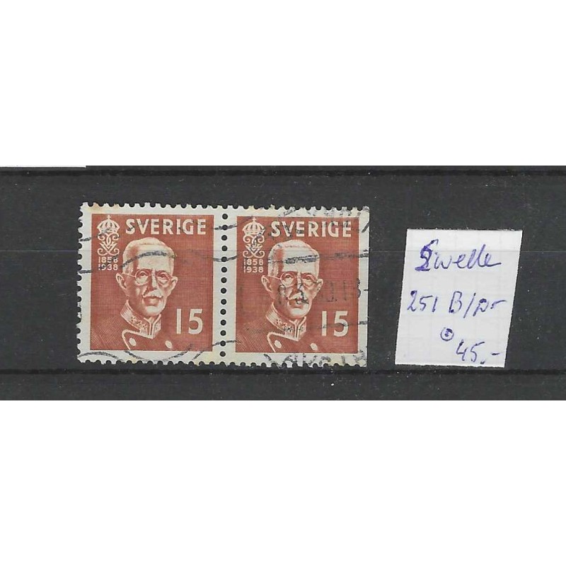 Zweden/Sweden 251B/Dr   VFU/gebruikt CV 45 €