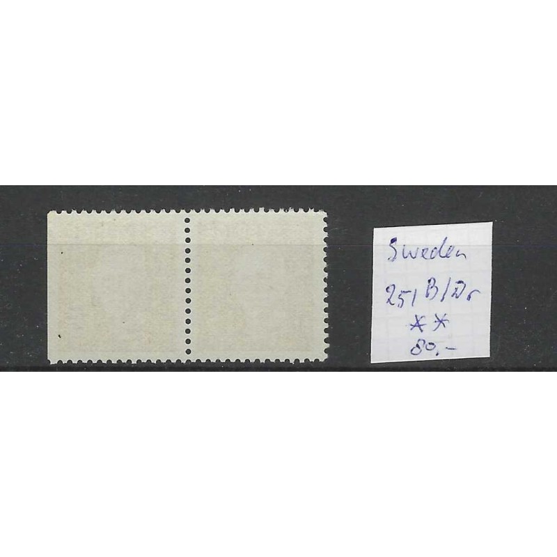 Sweden 251B/Dr   MNH CV 80 €