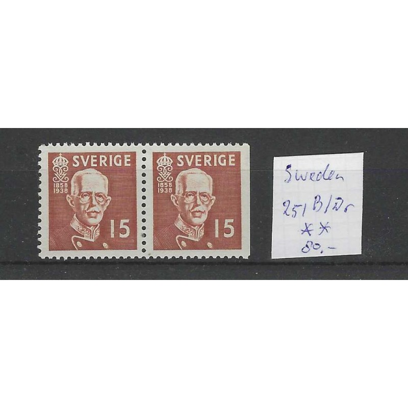 Zweden/Sweden 251B/Dr   MNH/postfris CV 80 €