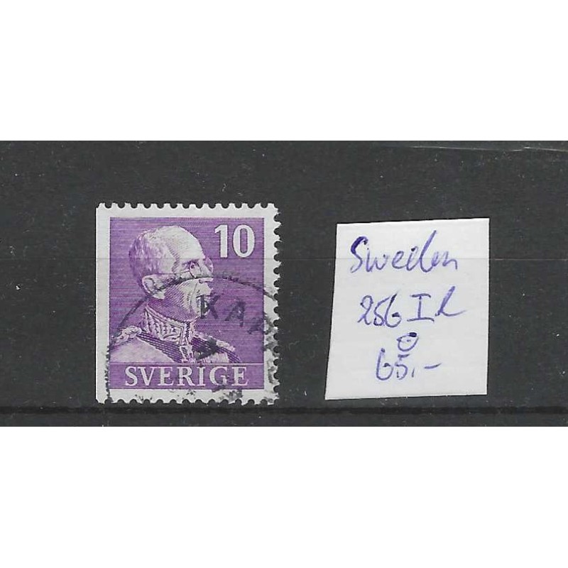 Zweden/Sweden 256l  type I  VFU/gebruikt CV 65 €
