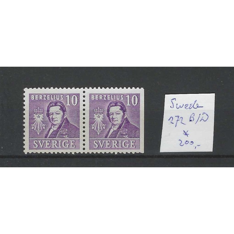 Zweden/Sweden 272 B/Dr  MH/ongebruikt CV 200 €