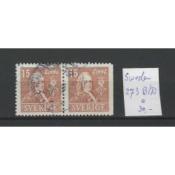 Zweden/Sweden 273B/Dr  VFU/gebruikt CV 30 €
