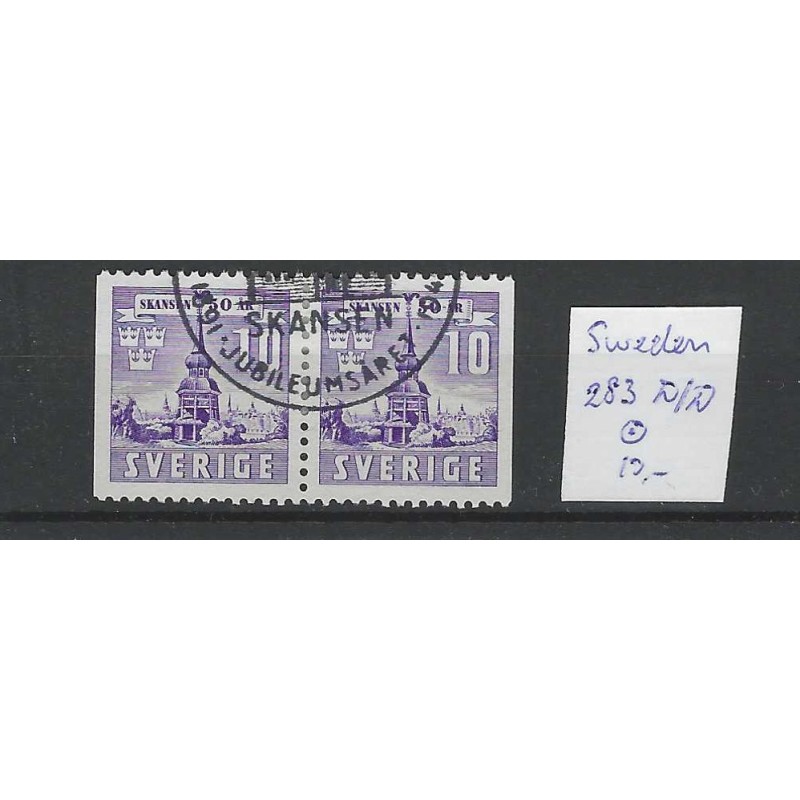 Zweden/Sweden 283Dl/Dr  VFU/gebruikt CV 10 €