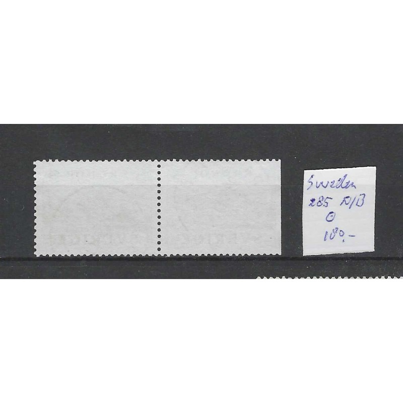 Zweden/Sweden 285Dl/B  VFU/gebruikt CV 180 €