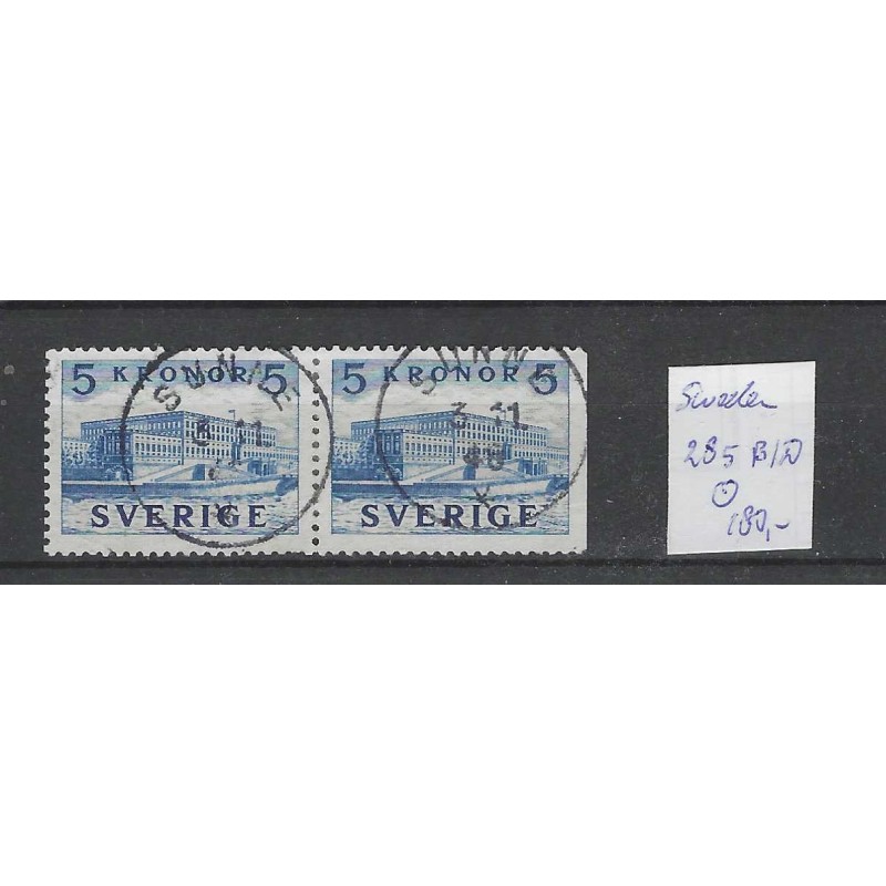Zweden/Sweden 285B/Dr  VFU/gebruikt CV 180 €