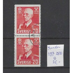 Zweden/Sweden 297Dl/Dr  VFU/gebruikt CV 25 €