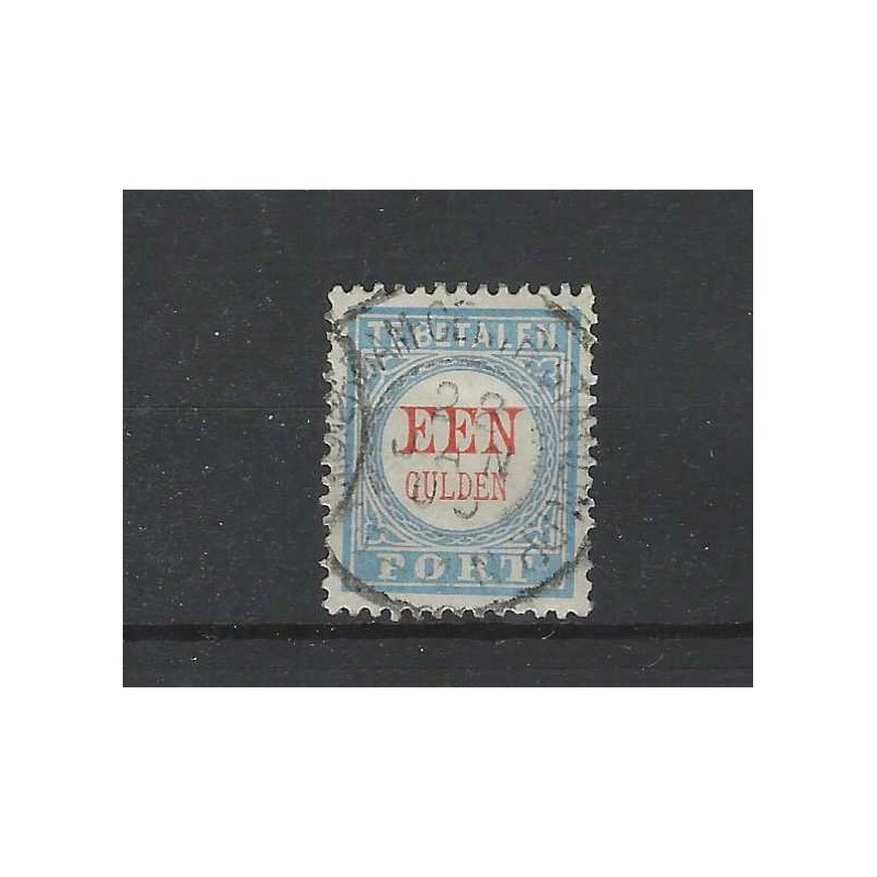 Nederland P12 Port 1881 "AMSTERDAM-CENTRAAL STATIONP.P. 1905" grootrond VFU/gebr CV 100 €