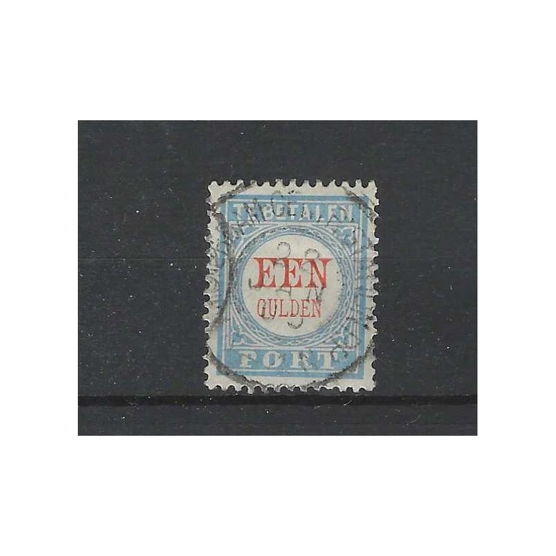 Nederland P12 Port 1881 "AMSTERDAM-CENTRAAL STATIONP.P. 1905" grootrond VFU/gebr CV 100 €