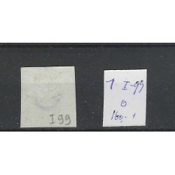 Netherlands 1 Plt I-99 Willem III 1852 "ALMELO-A" VFU/used  CV 160+ €