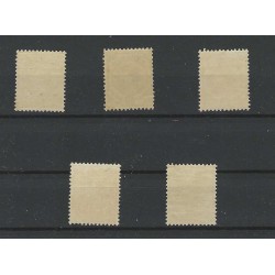 Curacao 19-23 Wilhelmina serie MNH/postfris  CV 2135 €  Certificaat !!