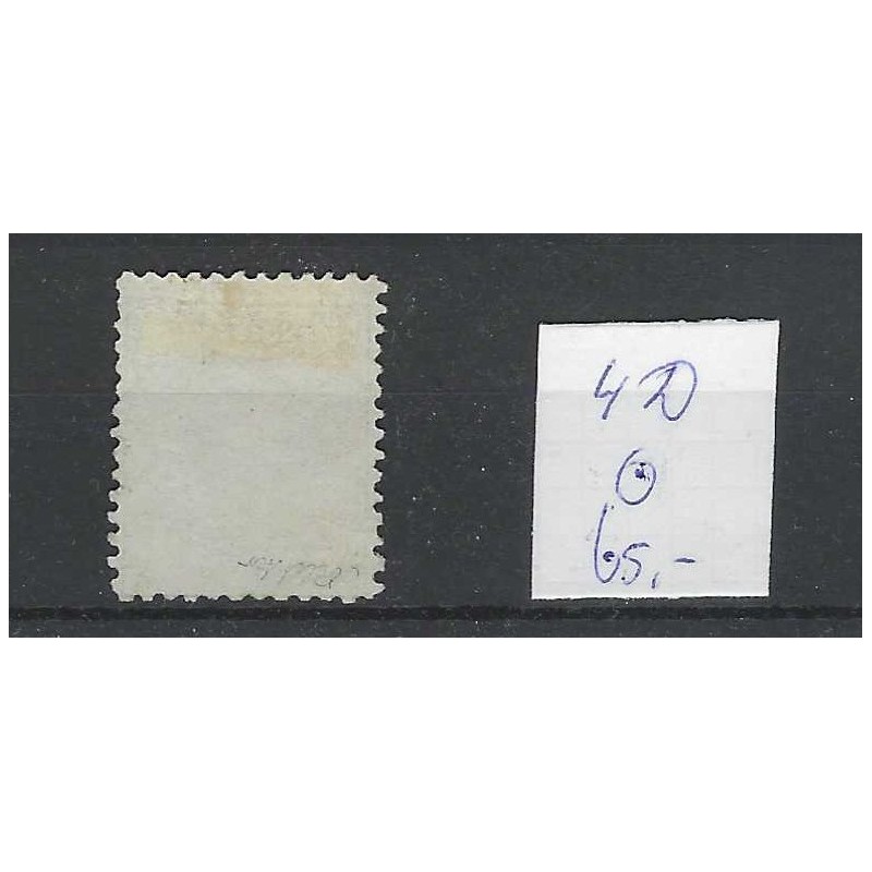 Suriname 4D  Willem III 1873  VFU/used  CV 65 €