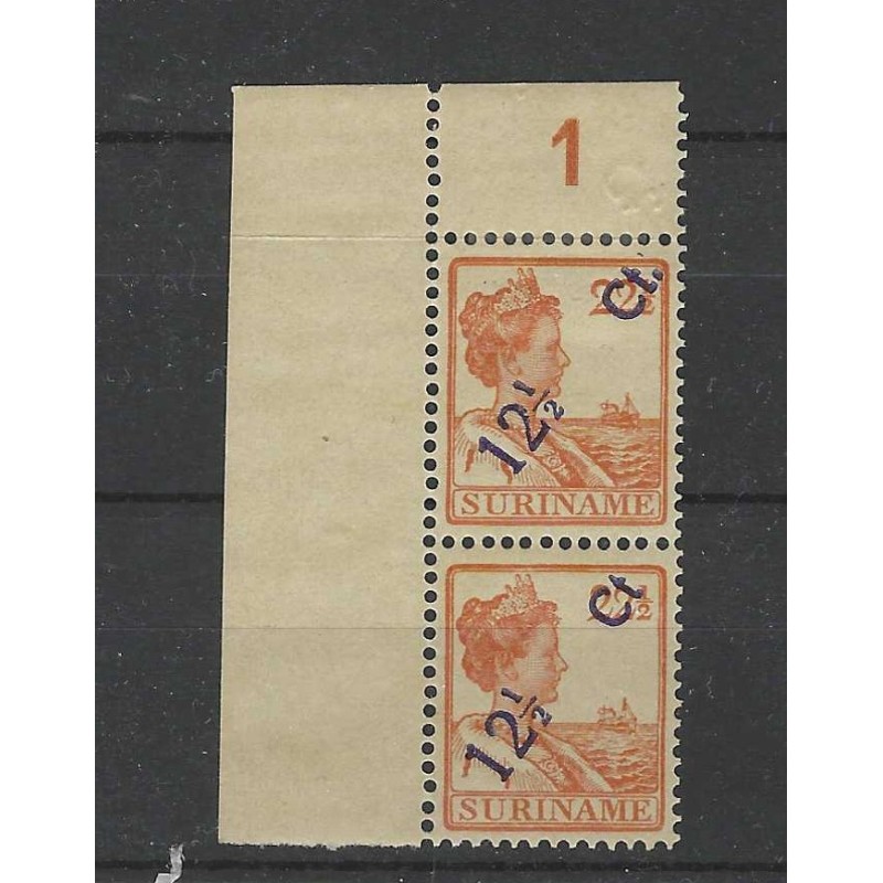 Suriname 115/115f Hulpuitgifte MH/MNH, ongebruikt/postfris  CV 177 €
