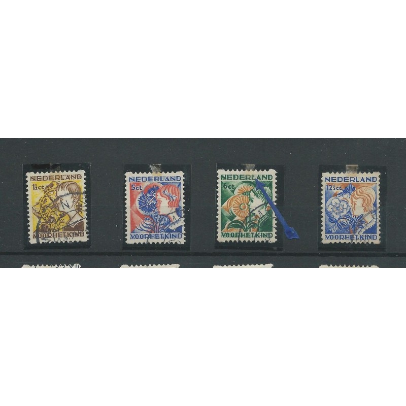 Netherlands  R94-97  Child Welfare 1932   SUPERB VFU/used  CV 45 €