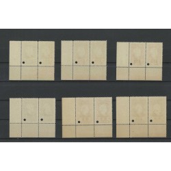 Suriname 229-243 Wilhelmina SPECIMEN/PERFORATIE GAT MNH/postfris  CV 3000 €