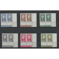 Suriname 229-243 Wilhelmina SPECIMEN/PERFORATIE GAT MNH/postfris  CV 3000 €