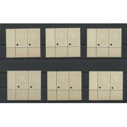 Suriname 229-243 Wilhelmina SPECIMEN/PERFORATIE GAT MNH/postfris  CV 3000 €