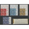 Nederland D16f-D19f "INTERNATIONALF" in blokjes  VFU/gebr CV 520 € PRACHT !!