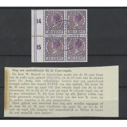 Nederland D15 Dienst "MISSEND STREEPJE achter INTER  VFU/gebr CV ??? € PRACHT !!