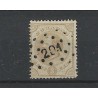 Curacao 3b  Willem III  puntstempel 201 VFU/gebr CV 150 €