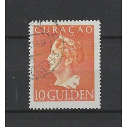 Curacao 181 Wilhelmina 10Gld  VFU/gebr CV 365 € met certificaat !