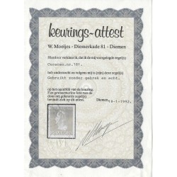 Curacao 181 Wilhelmina 10Gld  VFU/gebr CV 365 € met certificaat !