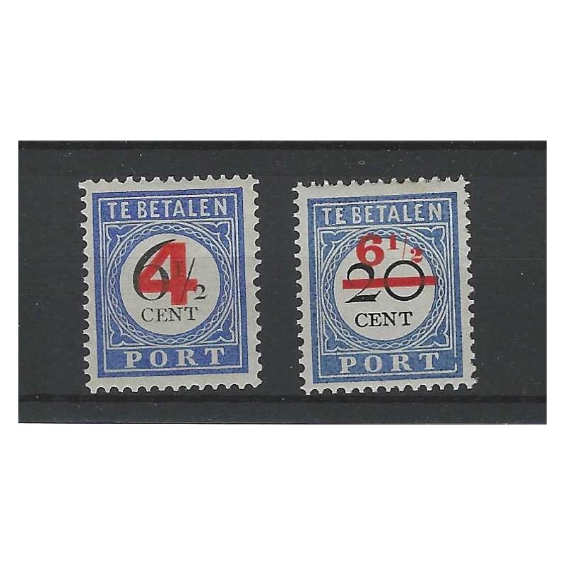 Nederland P29/30  Port serie  MNH/postfris  CV 65 €